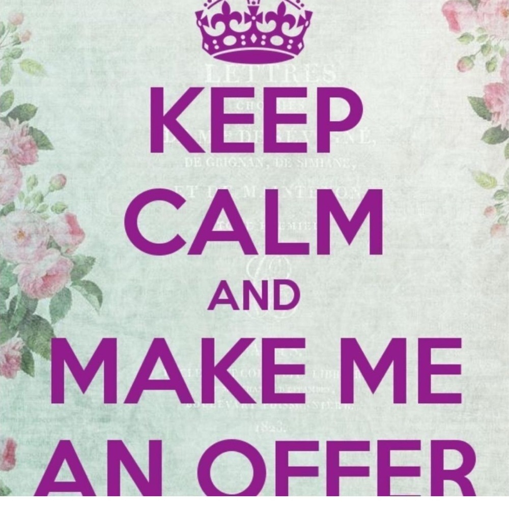 Purple Keep Calm Wall Art